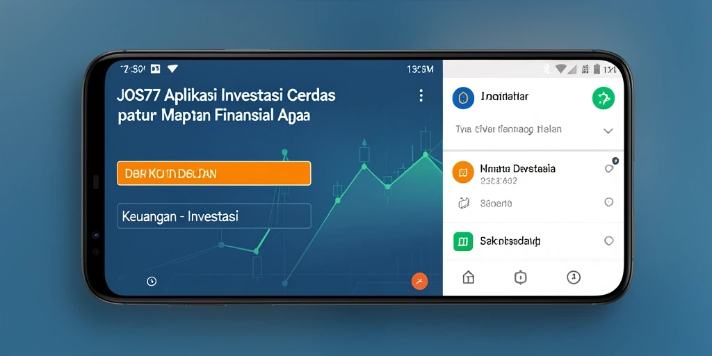 Antarmuka aplikasi JOS77 yang sederhana dan fungsional untuk investasi.