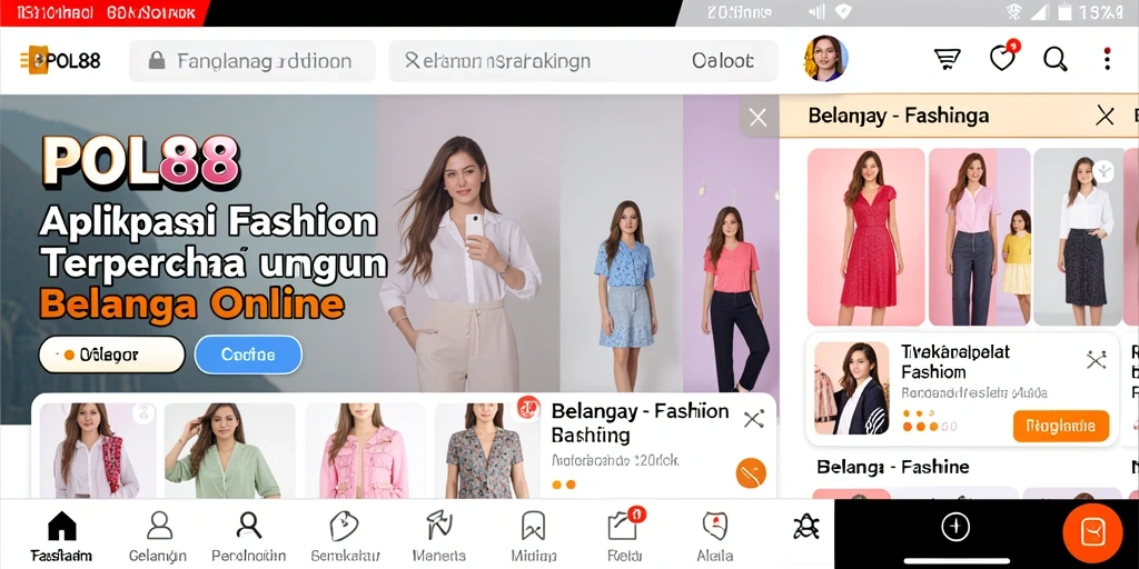 Tampilan antarmuka POL88 yang menarik dan user-friendly untuk berbelanja fashion.
